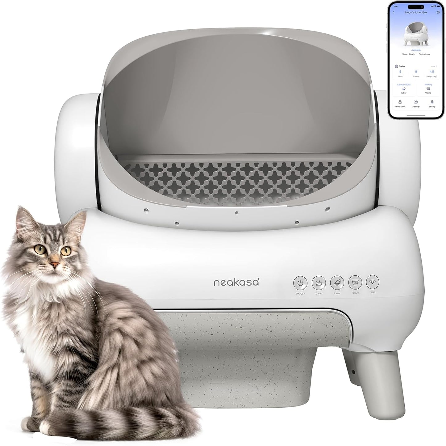 Litière Automatique Neakasa Comfort+ & Connectée