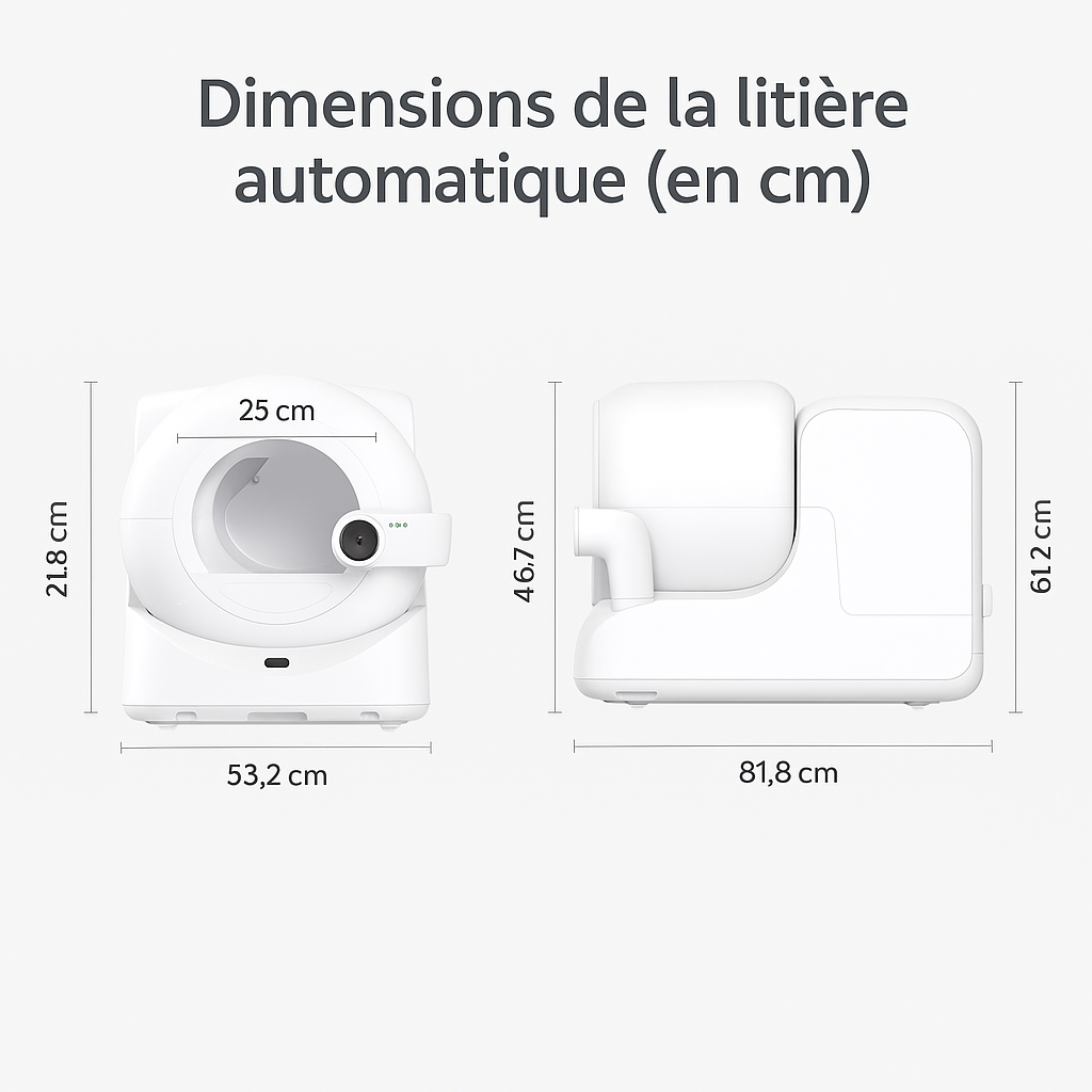 Litière Automatique avec Camera