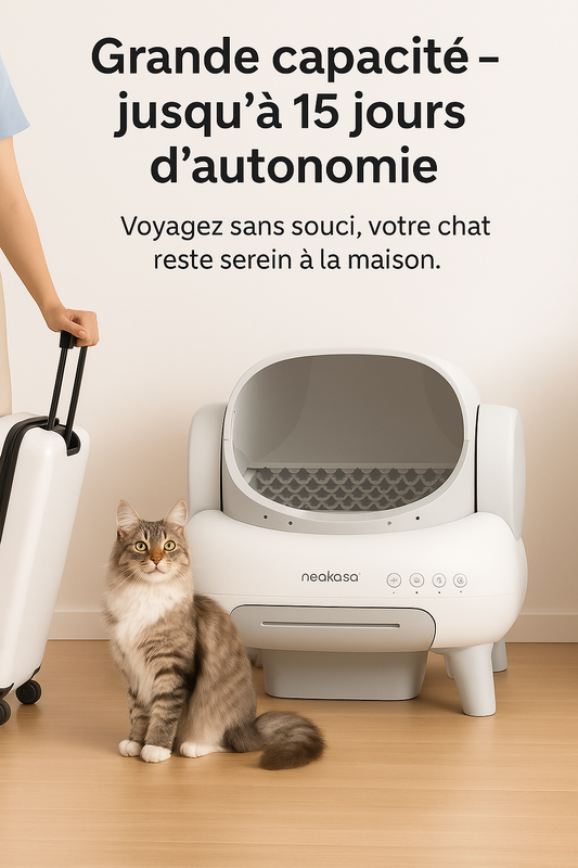 Litière Automatique Neakasa Comfort+ & Connectée