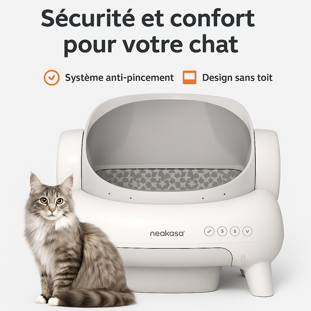 Litière Automatique Neakasa Comfort+ & Connectée