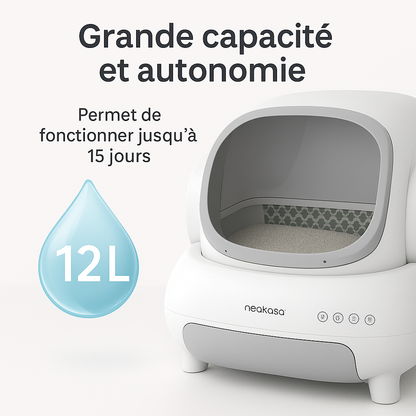 Litière Automatique Neakasa Comfort+ & Connectée